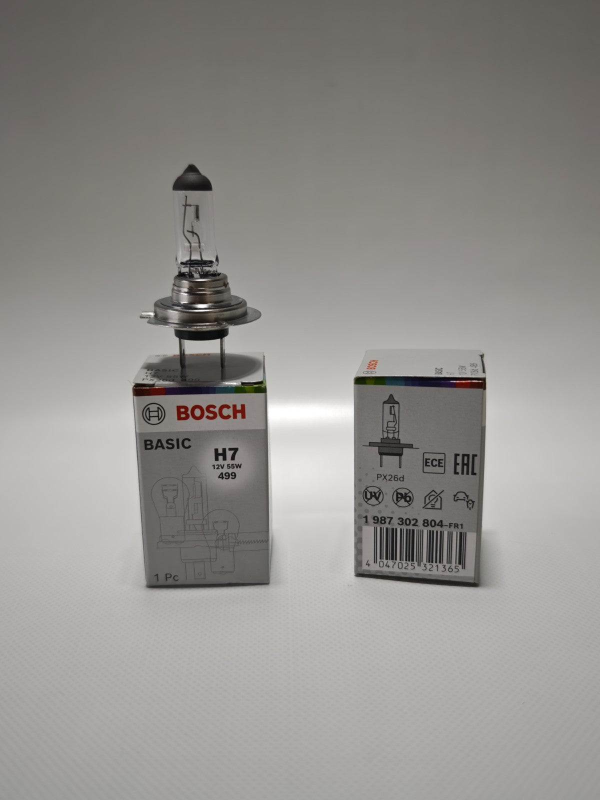 Bosch 2x H7 12V Genuine ECO Headlamp BULB For Ford / BMW / Mercedes / Land Rover