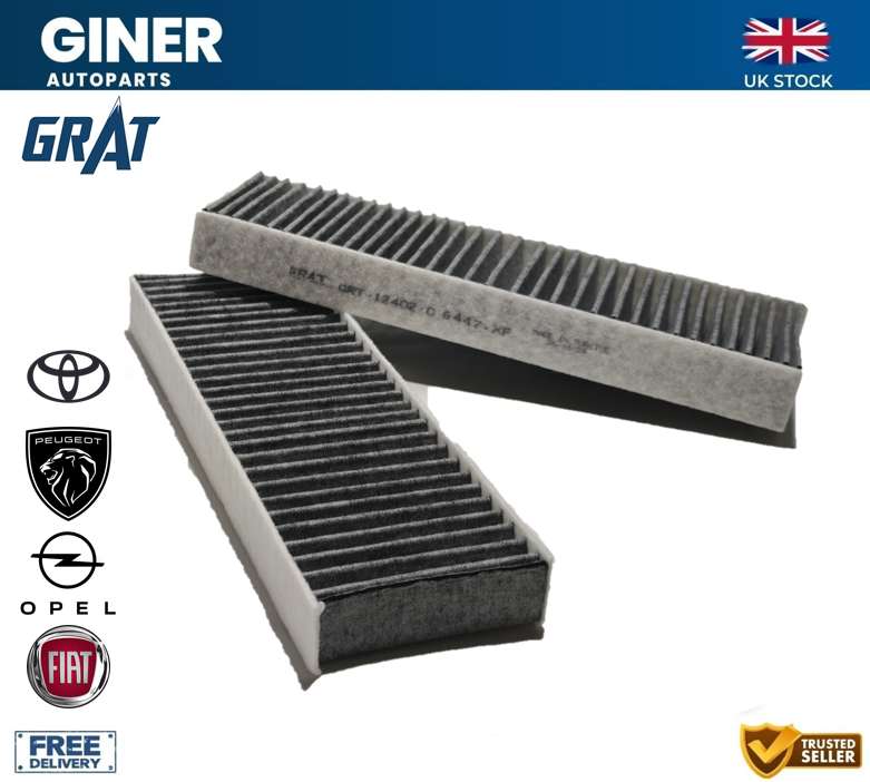 GRAT Pollen/Cabin Filter For Citroen Peugeot Bogra 6447XG 647993 9801448180