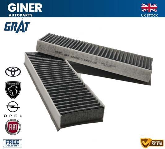 GRAT Pollen/Cabin Filter For Citroen Peugeot Bogra 6447XG 647993 9801448180