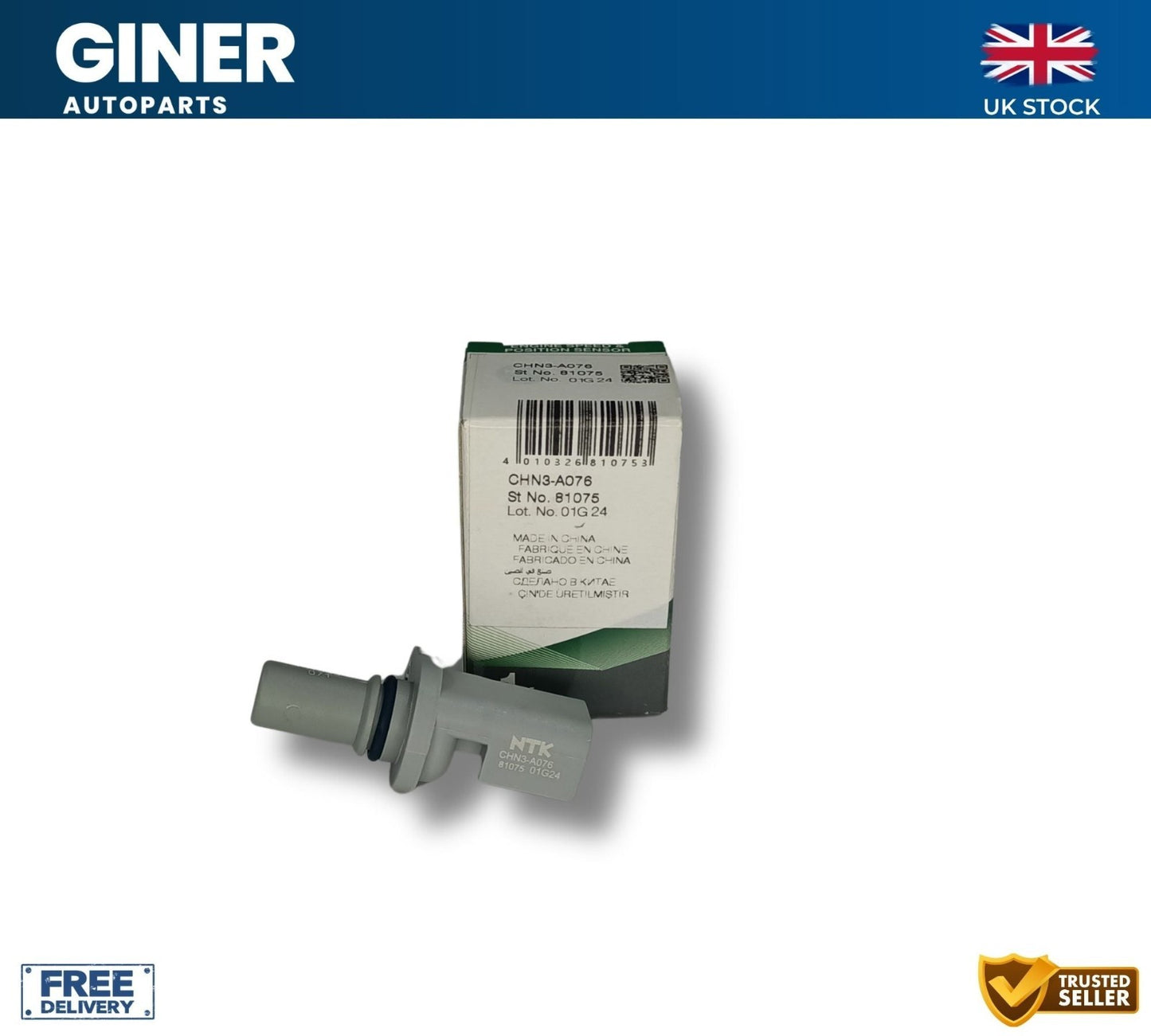 NTK NGK Camshaft Sensor For 2000-2007 Ford Mondeo / 2002-2014 Transit MFC29FO