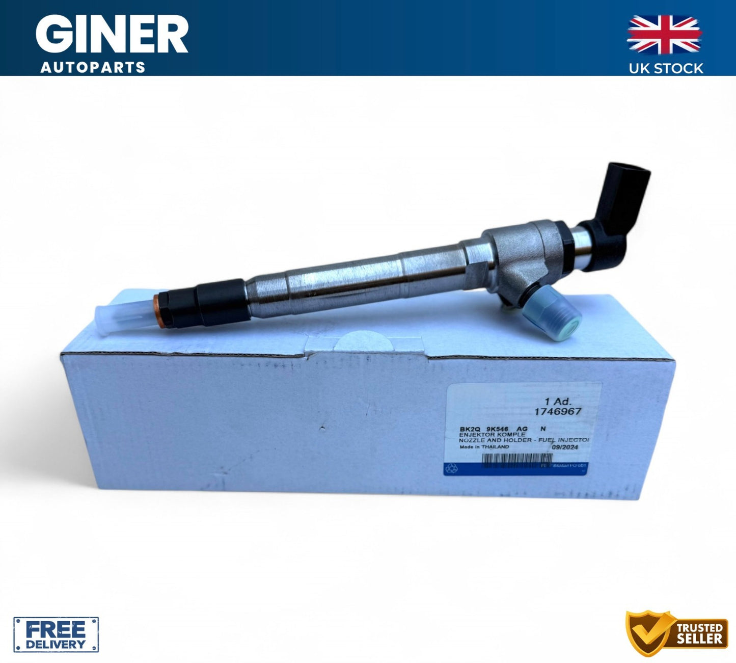 Genuine Transit-Custom Fuel Injector & Seal For Ford 1746967-BK2Q9K546AG