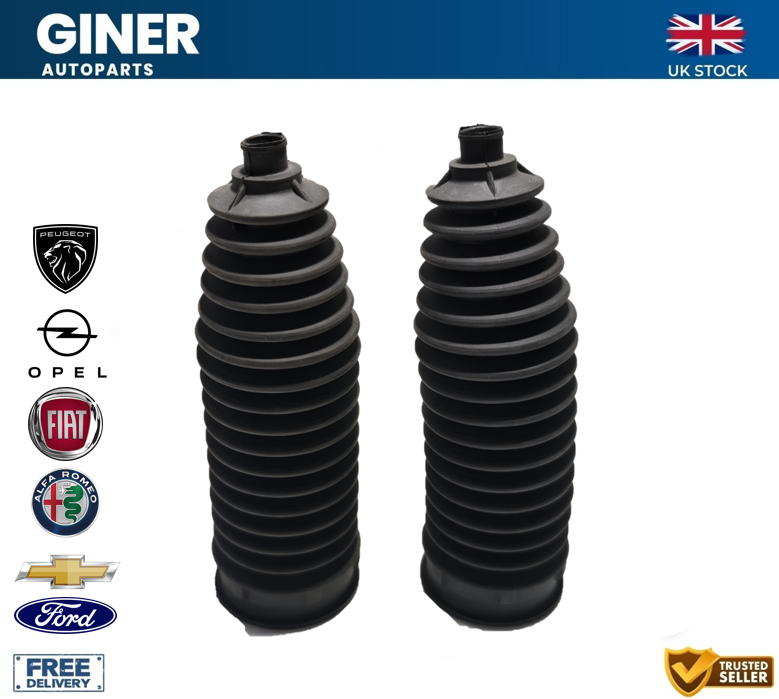 2x Steering Rack Boots For FORD FIESTA 2008 on Gaiter Bellow 1545456