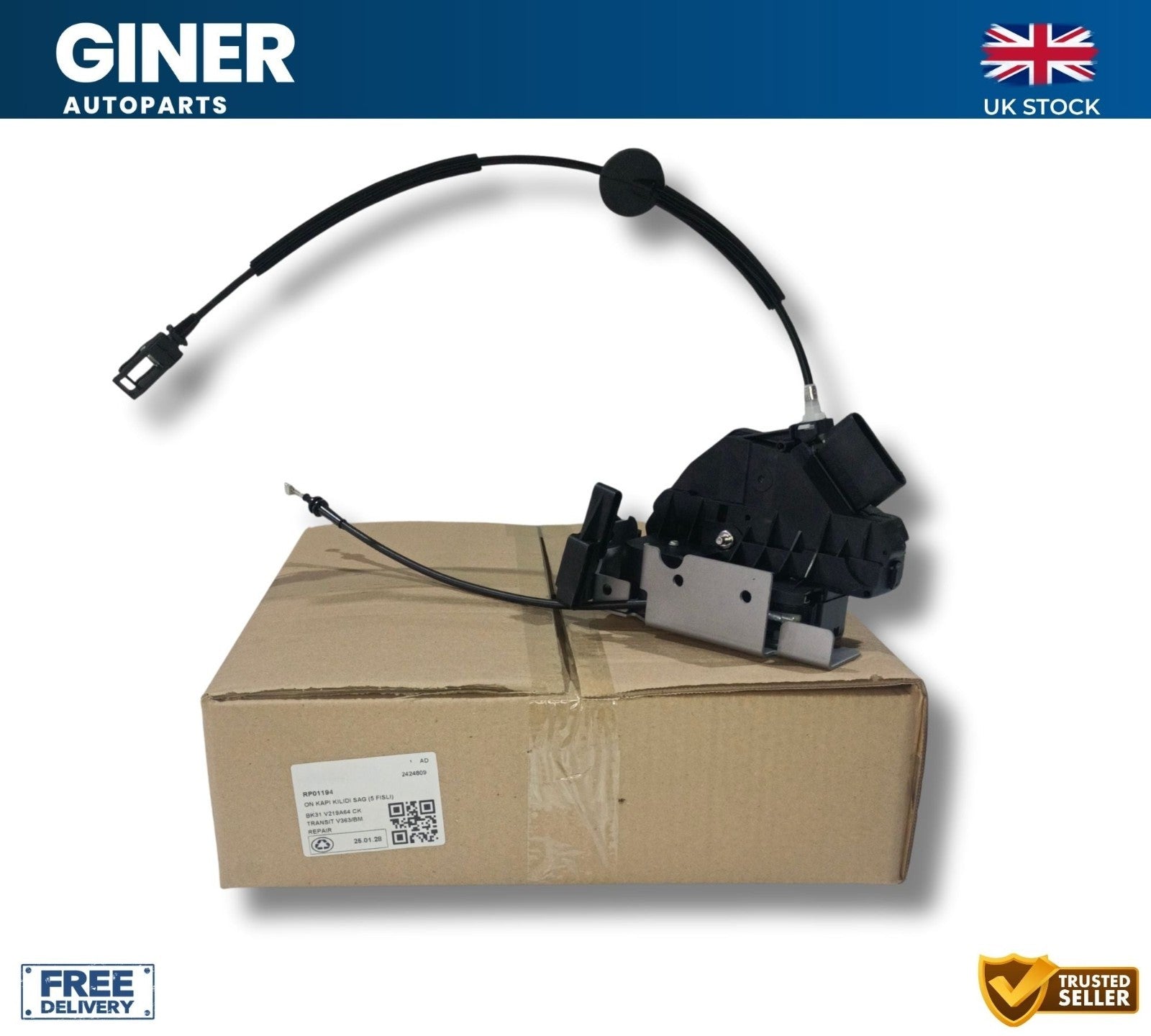 REPAIR Door Lock Right Front For 2014 Ford Transit LHD 5PIN