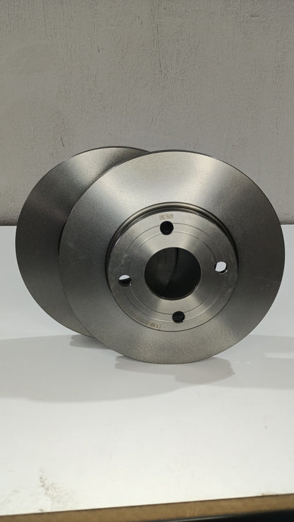 BREMBO Front Brake Discs Pair Vented 262mm For Ford Fiesta VII HJ, HF