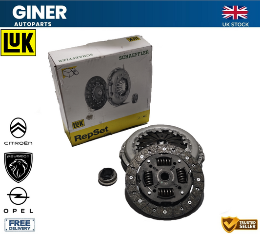 LuK Clutch Kit 3pc (Cover+Plate+Releaser) 620326800 1607870480 1610922580
