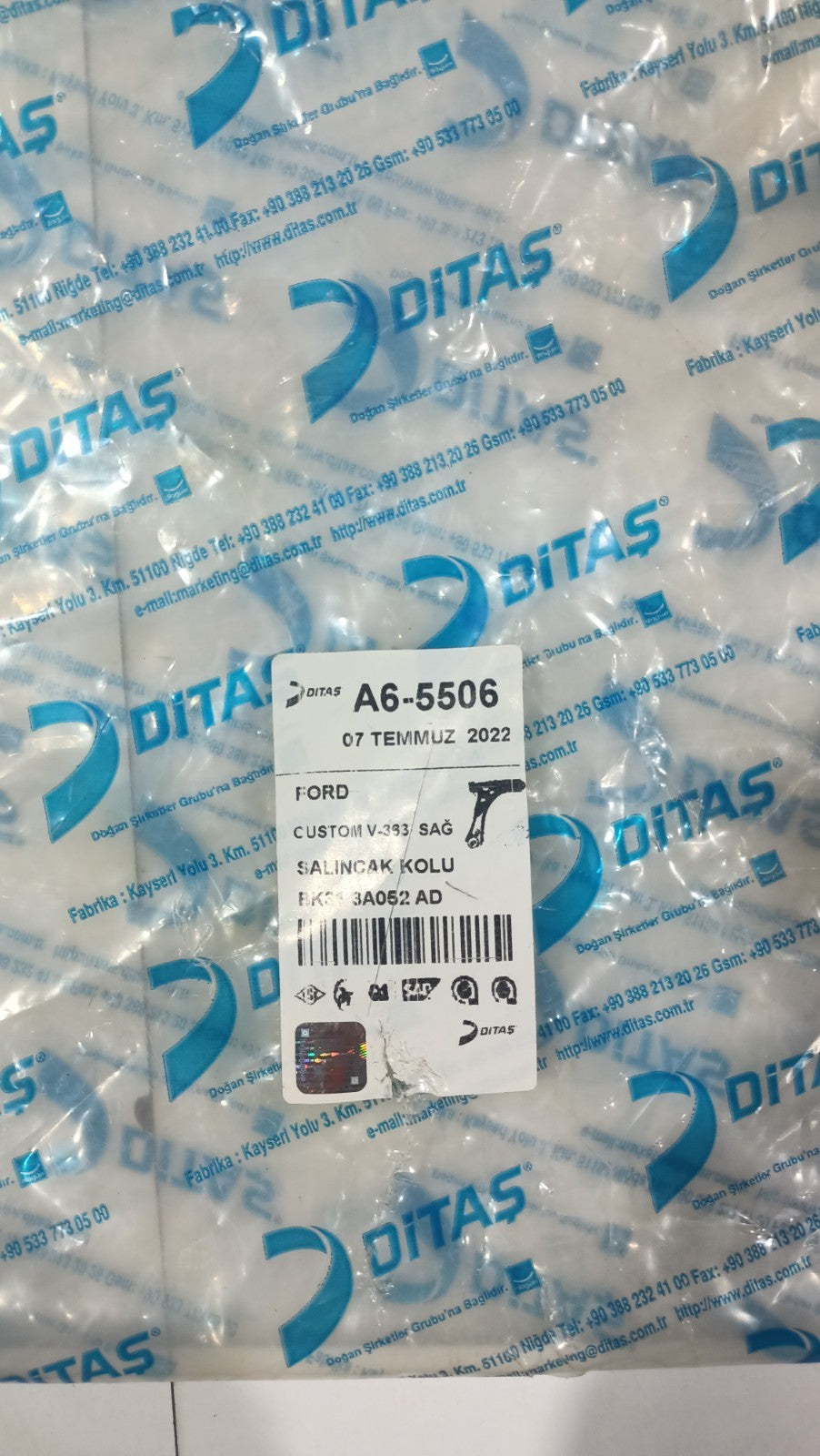 DITAS - TC3747 Wheel Suspension Control Arm/Trailing Arm Front Right Fits Ford