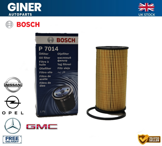 Bosch Oil Filter For VAUXHALL VIVARO X83 2.0D 2.5D 2006-2014 4431215 93161665
