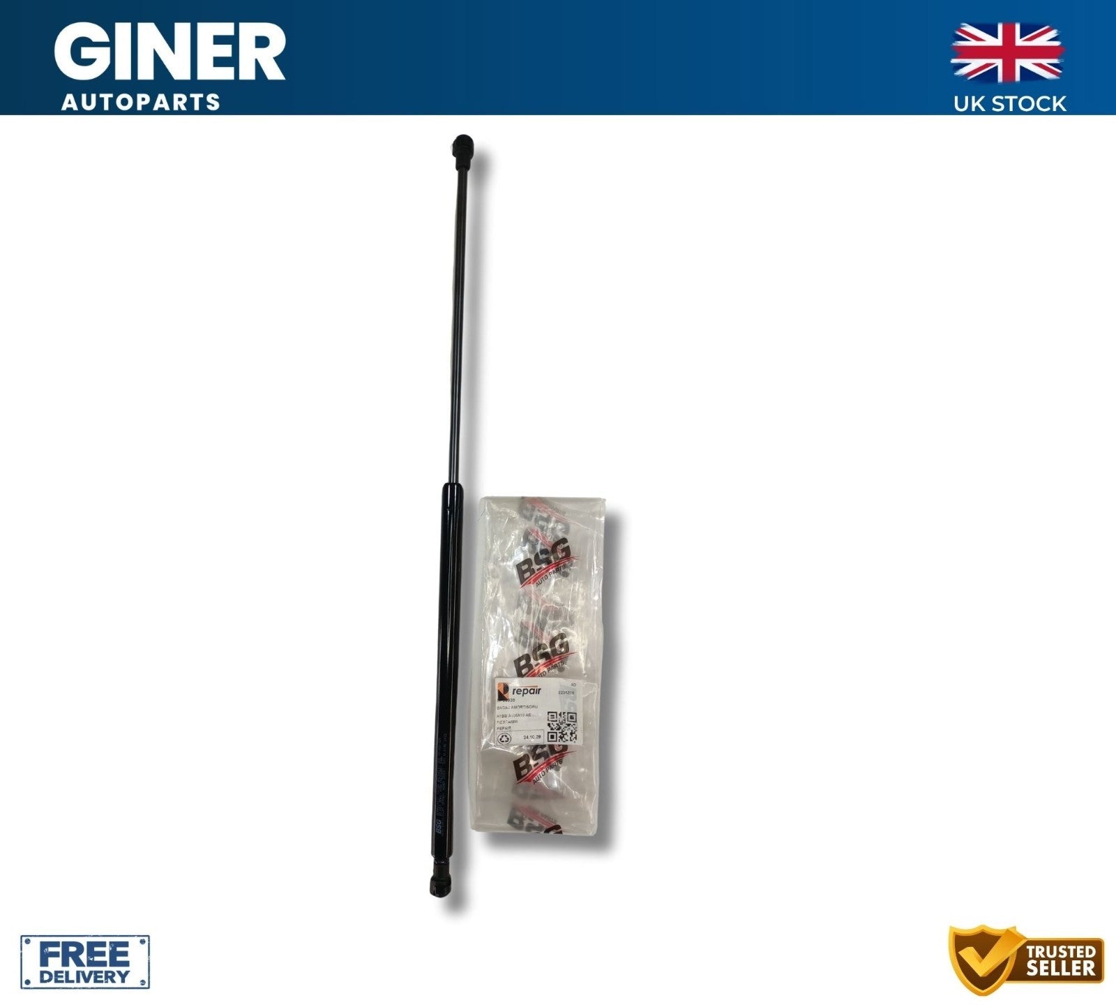 Boot Gas Strut For Ford Fiesta Mk7 1.1 2017 on Spring Lift Tailgate Rear 2235239