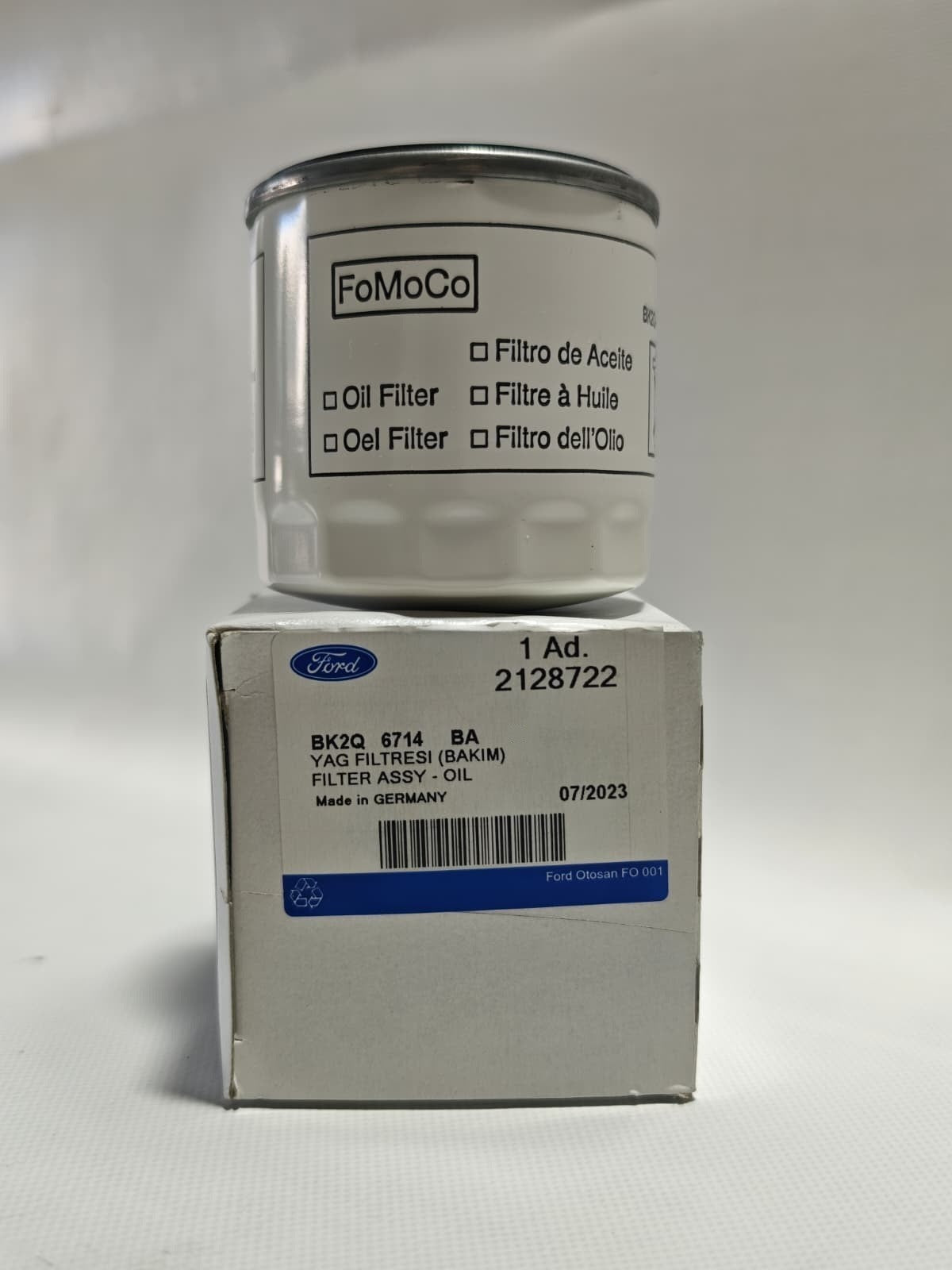 Genuine Ford Transit Mk7 Mk8 Custom 2.2 CR TC DSL Oil Filter 2014- 2128722