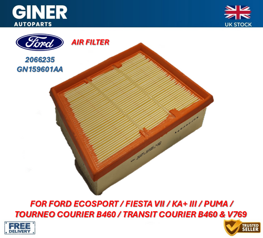 Air Filter For FORD FIESTA Mk7 1.0 2017 on 2066235 GN15 9601 AA High Quality